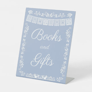 Cielito Lindo Baby Shower Bücher und Geschenke Sch Sockelschild