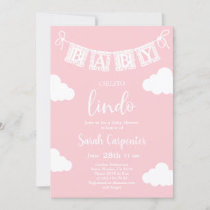 Cielito Lindo Baby Shower Girl Einladung