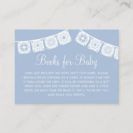 Cielito Lindo Blue Arch Papel Picado Babydusche Begleitkarte