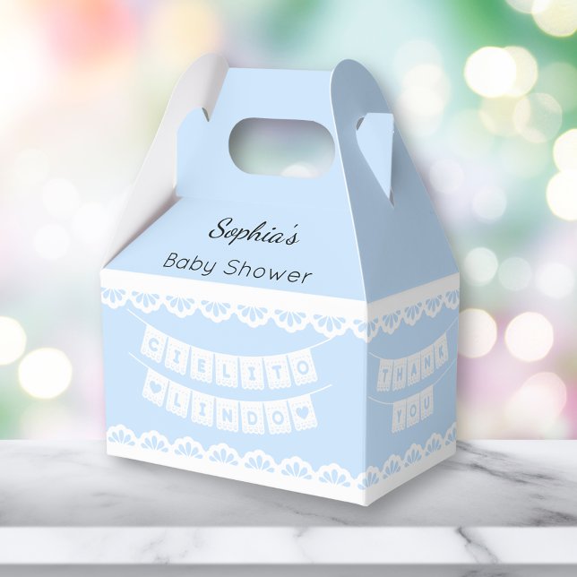 Cielito Lindo Blue Baby Dusche Geschenkschachtel (Von Creator hochgeladen)