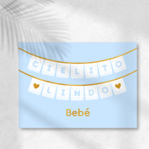 Cielito Lindo Blue Baby Glückwunschkarte