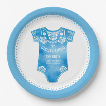 Cielito Lindo Blue Bodysuit Babydusche