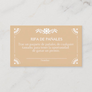 Cielito Lindo Brown Spanische Umschließungskarte Begleitkarte