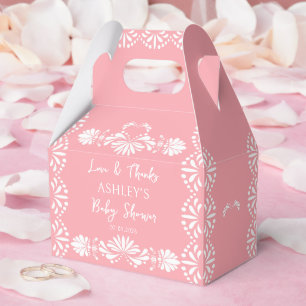 Cielito lindo Dusty Pink Baby Dusche Gefälligkeits Geschenkschachtel