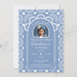 Cielito Lindo Einladung 1. Geburtstag mit Foto