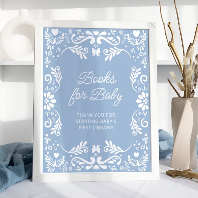 Cielito Lindo Mexican Baby Shower Books for Baby Poster (Von Creator hochgeladen)