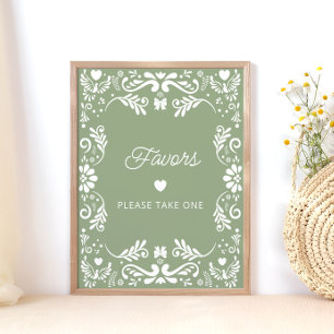 Cielito Lindo Mexican Baby Shower Favoriten Poster