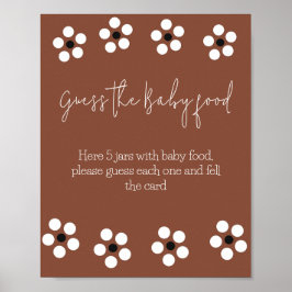 Cielito Lindo Mexican Baby Shower Guess Game Poster