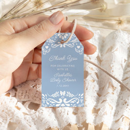 Cielito Lindo Mexican Blue Baby Dusche Vielen Dank Geschenkanhänger