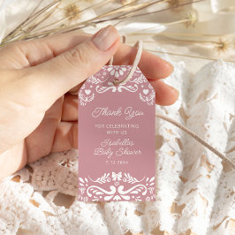 Cielito Lindo Mexican Girl Baby Dusche Vielen Dank Geschenkanhänger