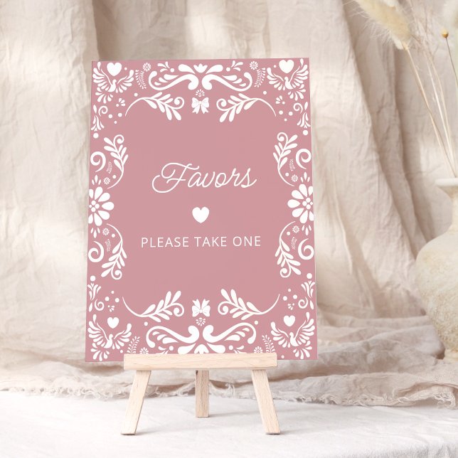 Cielito Lindo Mexican Girl Baby Shower Favoriten Poster (Von Creator hochgeladen)