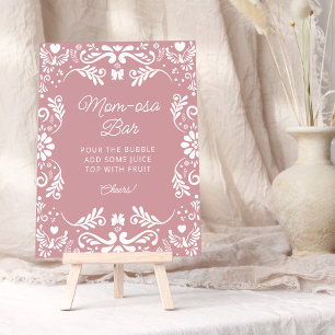 Cielito Lindo Mexican Girl Baby Shower Mama-osa Ba Poster