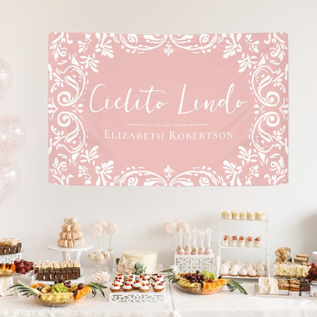 Cielito Lindo Mexican Papel Picado Talavera Banner (Von Creator hochgeladen)