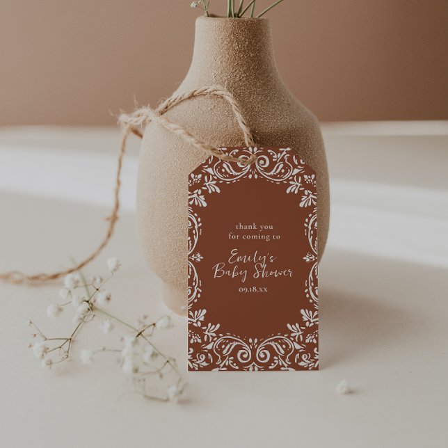 Cielito Lindo Mexican Papel Picado Talavera Geschenkanhänger (Von Creator hochgeladen)