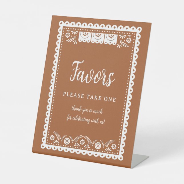 Cielito Lindo Mexikanische Themenfavoriten Sockelschild (Vorderseite)