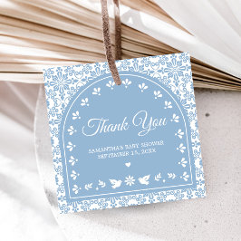 Cielito Lindo Papel Picado Baby Shower Geschenkanhänger