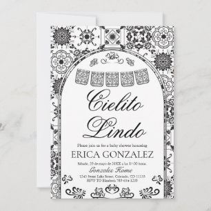 Cielito Lindo Papel Picado Boy Baby Shower Einladung