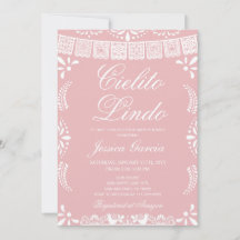 Cielito Lindo Papel Picado Mädchen Baby Shower