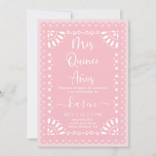 Cielito Lindo Papel Picado Quinceanera Einladung