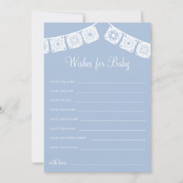 Cielito Lindo Papel Picado wünscht sich eine Babyk Einladung