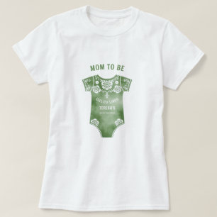 Cielito Lindo Salbei Bodysuit Babydusche Mama zu s T-Shirt