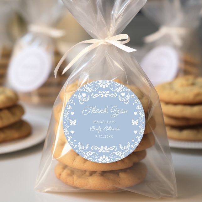 Cielito Lindo Talavera Mexican Baby Show Vielen Da Runder Aufkleber (Von Creator hochgeladen)