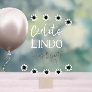 Cielito Lindo Talavera Mexican Fiesta Baby Shower Acrylschild