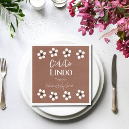 Cielito Lindo Talavera Mexican Fiesta Baby Shower Serviette