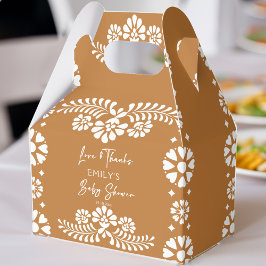 Cielito lindo Terracotta Babydusche bevorzugt Geschenkschachtel