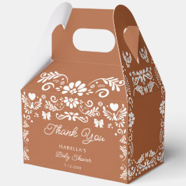 Cielito Lindo Terracotta Babydusche Geschenkschachtel