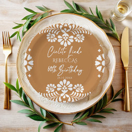 Cielito lindo terracotta mexikanische 60. Geburtst Pappteller