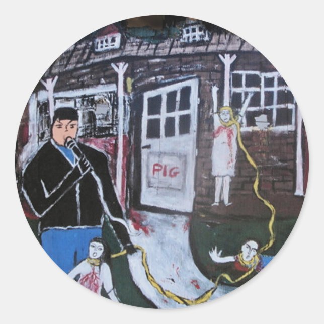 CIELO DRIVE RUNDER AUFKLEBER (Vorderseite)