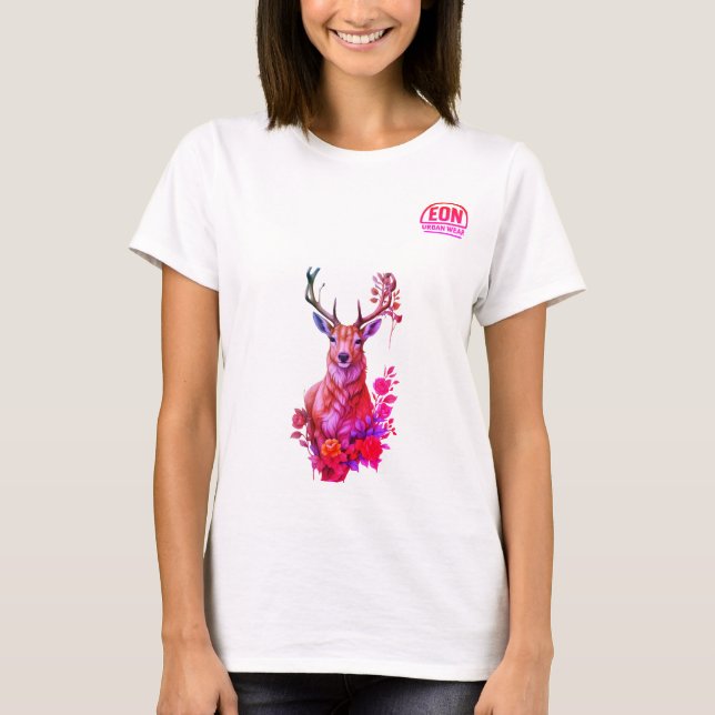 CIERVO ENTRE HOJAS T-Shirt (Vorderseite)