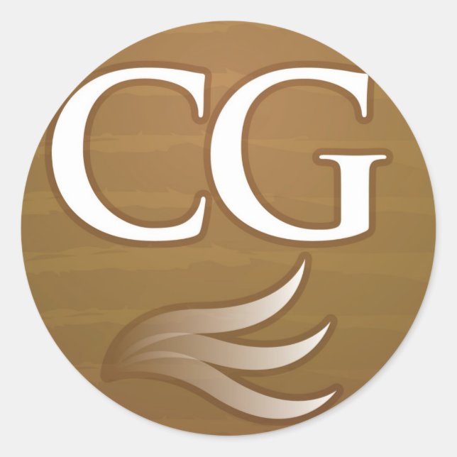 Cigar Geeks Round Sticker (Vorderseite)