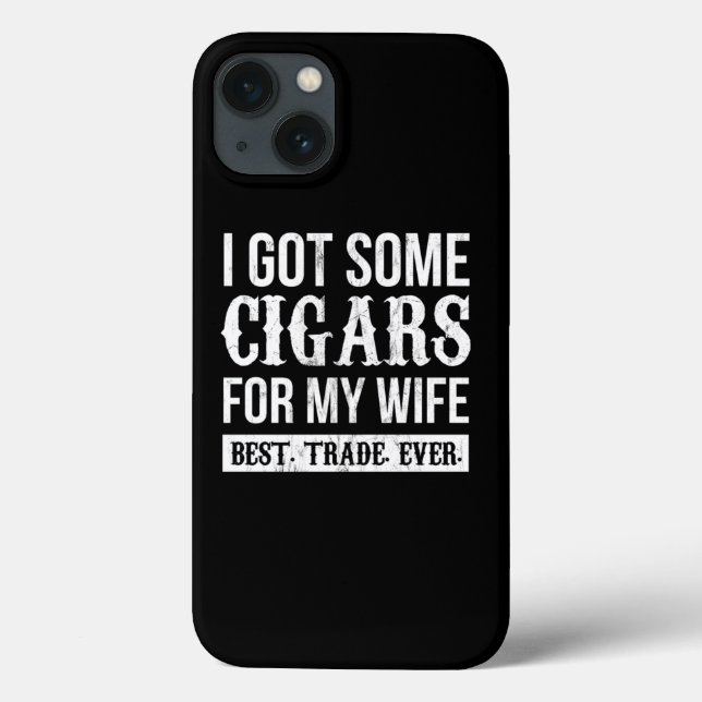Cigar Gift Idea Funny Cigar Requories Gift Set D Case-Mate iPhone Hülle (Rückseite)