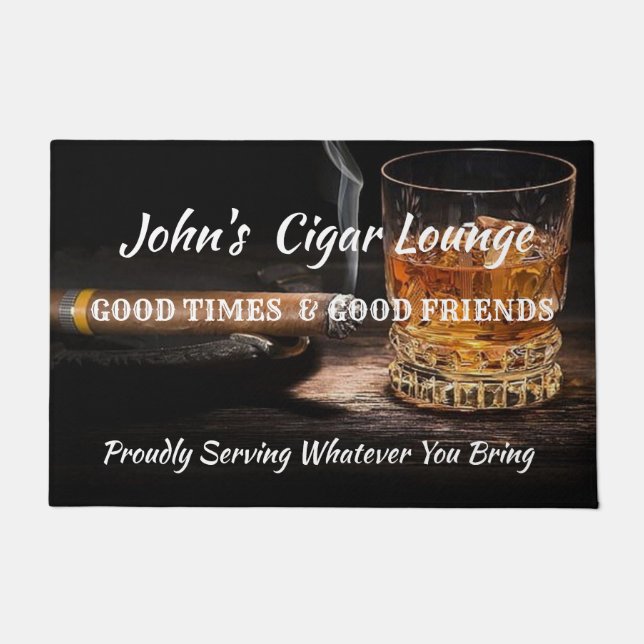Cigar Lounge Doormat Fußmatte (Vorderseite)