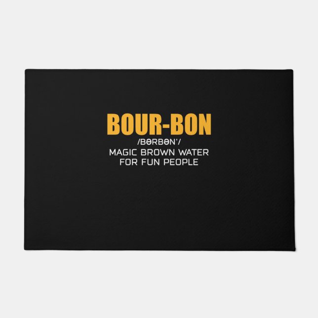 Cigar Lover | Bourbon Magic Brown Fußmatte (Vorderseite)