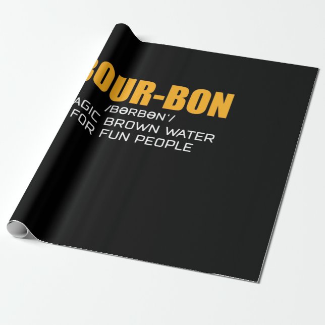 Cigar Lover | Bourbon Magic Brown Geschenkpapier (Ungerollt)