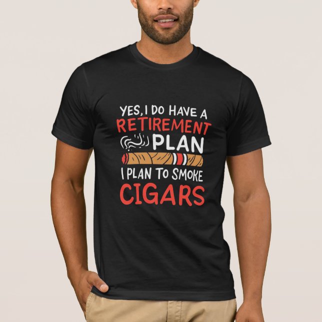 Cigar Lover | Ich habe vor, Autos zu rauchen T-Shirt (Vorderseite)