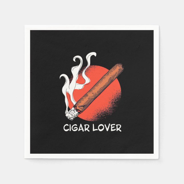 Cigar Lover Serviette (Vorderseite)