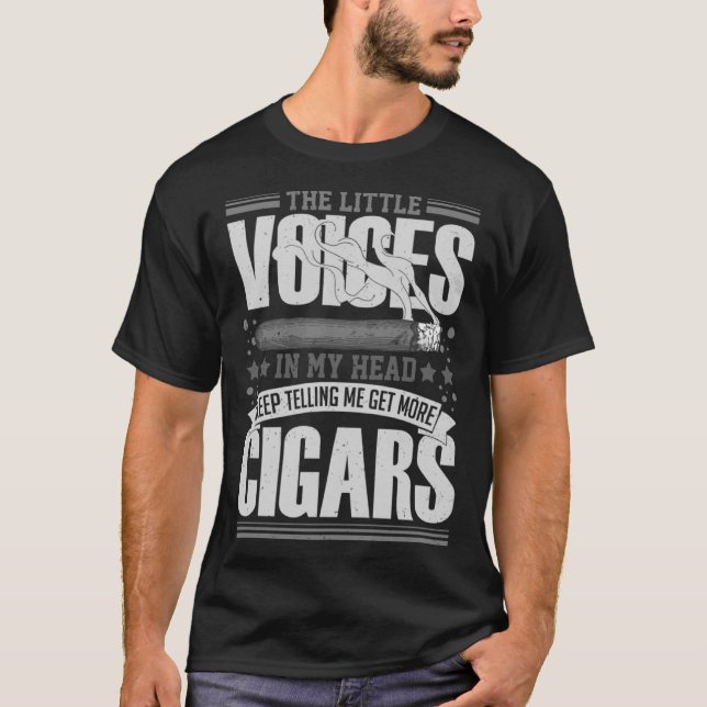 Cigar-Raucherquoten T-Shirt (Vorderseite)