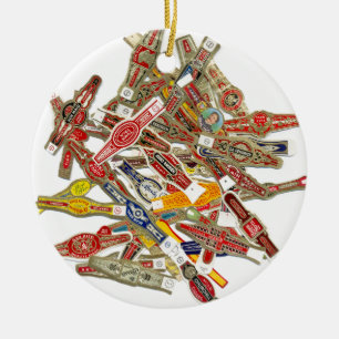 Cigar Ring Wrappers Keramik Ornament