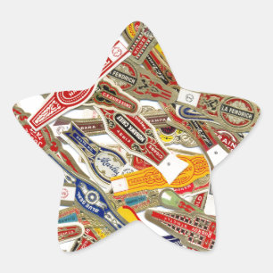 Cigar Ring Wrappers Stern-Aufkleber