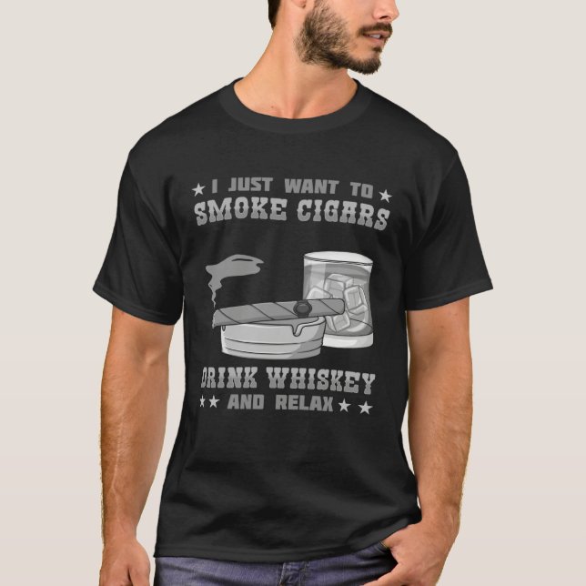 Cigar Smoker Smoking Quotes   1 T-Shirt (Vorderseite)