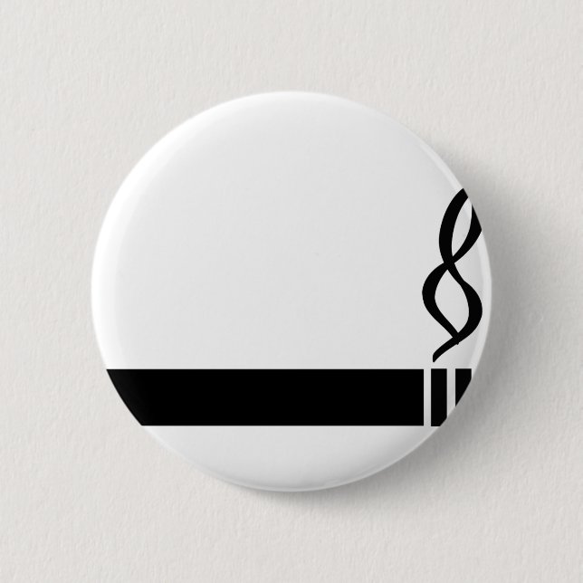 cigaret Ikonen-Zigarettenschwarzes Button (Vorderseite)