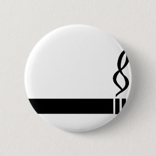 cigaret Ikonen-Zigarettenschwarzes Button