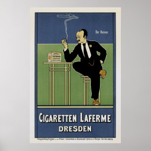 Cigaretten Laferme Dresden Poster