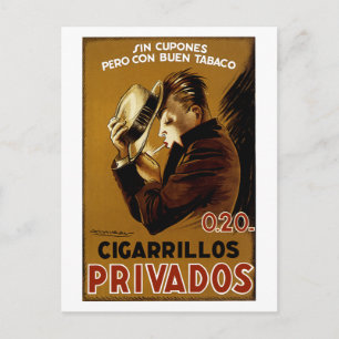 Cigarillos Privados Postkarte