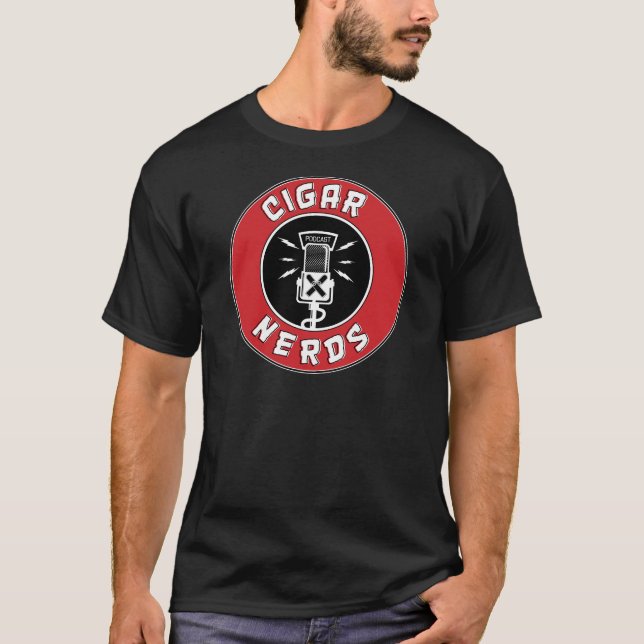 CigarNerds Logo-T-Shirt T-Shirt (Vorderseite)