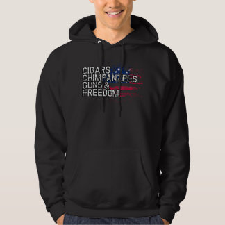 Cigars CHIMPANZEES Waffen & Freiheit Hoodie
